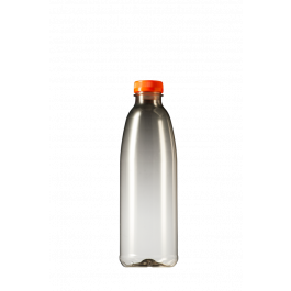 Bouteille pour smoothie en PET transparent 250 ml 38 mm avec
