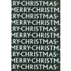 Geschenkpapier Merry Christmas groen 50cmx100m