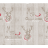 Geschenkpapier rendier beige/rood 50cmx200m