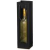 Sachet en papier pour 1 bouteille - noir- 100x80x360mm