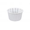 Container papier blanc rond 65x37mm 96ml