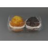 RPET patisseriedoos met scharnierdeksel ventilerend PATIPACK 10BP65Y - transparant - INT 165x85x65mm