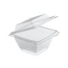 PET saladeverpakking met afscheurbaar scharnierdeksel FRESHIPACK FR250 - transparant - 111x106x71mm 250ml