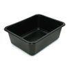 PP sealbak glad MAPTIPACK - zwart - 187x137x63mm 1000ml REUSE