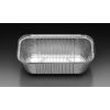 Alu bak met openstaande rand SILPA - zilver - 252x132x70mm 1500ml