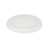 Couvercle plat en PET fermé - transparent - diamètre 94,8x8,5mm