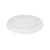 PET plat deksel gesloten - transparant - diameter 94,8x8,5mm