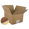 Boîte pliante en carton à double cannelure FEFCO 201 - brun - 300x300x300mm