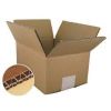 Boîte pliante en carton double cannelure FEFCO201 - brun - 375 x 275 x 360 mm- impression Resy