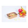 Container carton POKEPACK rectangulaire brun 172x120x57mm 800ml