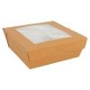 Barquette carton LUNCHIPACK kraft + couvercle carton/RPET