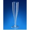 Verre à champagne en PP - transparent - ø48x201mm 100ml REUSE