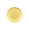 Kartonnen bord - mat goud - ø123x128mm