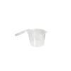 Ravier en RPET avec couvercle à charnière OLIPACK OLI501 - transparent - ø120x80mm 500ml