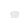 Ravier en RPET avec couvercle à charnière OLIPACK OLI751 - transparent - ø150x65mm 750ml