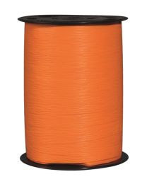 PP lint crêpepapier effect, matte afwerking matline crepon - oranje (P203) - 19mm x 100y
