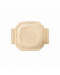57010020 - Duni ECOECHO couvercle brun bagasse 202x160x37mm pour OCTABAGASSE 400ml