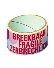 21200008 - Kleefband PPLNA-50mmx66 m-28 mc-wit- roodbreekbaar/fragile - TA6000