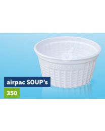 60100012 - Container EPP AIRPAC wit rond 115x60mm 350ml C&C