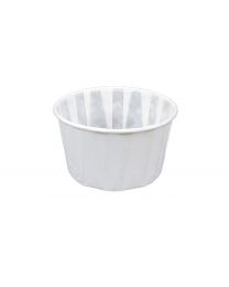61600039 - Container papier wit rond 65x37mm 96ml