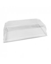 RPET patisseriedeksel ventilerend DESIPACK DS21H65 - transparant - INT 210x210x65mm