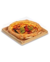 Kartonnen patisseriebodem ventilerend LUXIPACK LX23RNB - zwart - INT 230x230x20mm
