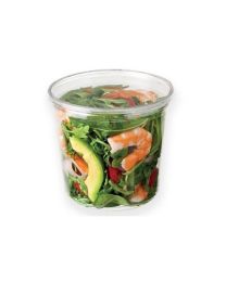 PET pot TUSIPACK - transparant - ø117x66mm 400ml