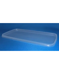 Couvercle en PP inj. - transparent - 240x128x5mm REUSE