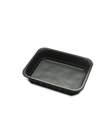 PP sealbak 1/2 GASTRO (EURO) zwart 313x245x75mm, 4000ml