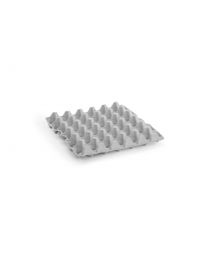 80100002 - Eiverpakking pulp tray FUTURA 15.5 grijs voor 30 eieren - L15150
