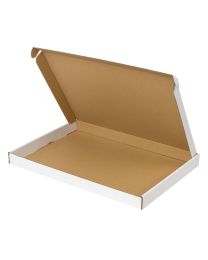83910018 - Kartonnen brievenbusdoos - wit - A5+ - FEFCO427 - 255x160x28mm