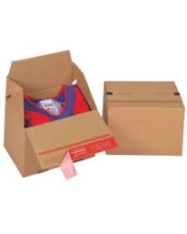 Kartonnen verzenddoos eurobox - bruin - 195x145x140mm