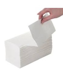 Essui-mains v fold 1ply 23x25cm