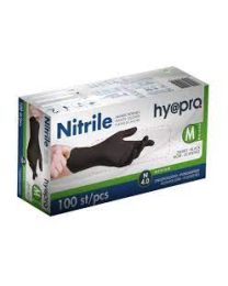 Handschoenen NITRIL ZWART Hypro LARGE Niet-gepoederd 4 gr