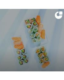 Desipack Sushi tray transparant 160x105 mm