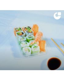 Desipack Sushi tray transparant 140x90 mm