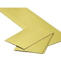 Sous-plat carton doré rectangulaire