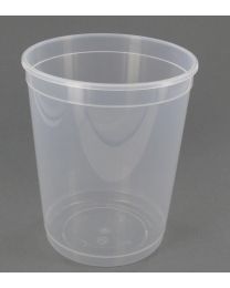 63010074 - PP pot - transparant - ø115x137mm 1000ml