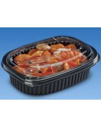 67010008 - Container HMR COOKIPACK noir 140x190x48mm 600ml   - COOK600N