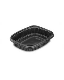 67010045 - HMR container COOKIPACK zwart 142x111x45mm 350ml  - COOK350N