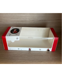 Boîtes à bûche avec fenêtre PET PARTIPACK LA HOTTE - 350x110x110mm