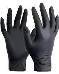 Handschoenen NITRIL ZWART MEDIUM Niet-gepoederd 3,5 gr
