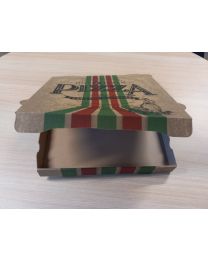 Boîtes pizza en carton HOT&FRESH FRANCIA -impression standard - 40x40x4cm