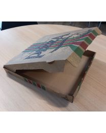 Boîtes pizza en carton HOT&FRESH FRANCIA - impression standard - 26x26x4cm