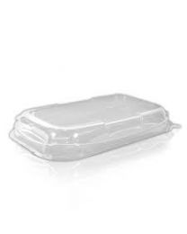 69010004 - Couvercle ravier catering SNACKIPACK transp 258x198x35mm - 45SK04