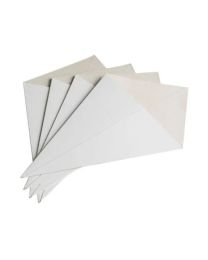 Kartonnen tipzak - wit - 130x225mm