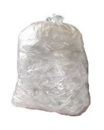 Sac poubelle LDPE  RECYCLED T15 63X70CM TRANSPARENT (20X50)