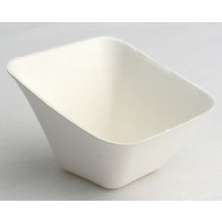 Pulp bowl BEPULP SLOPE - wit -  65x65x45mm 50ml