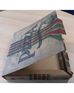 Kartonnen pizzadoos HOT&FRESH C MODEL zonder flap - standaard druk - 330x330x40mm