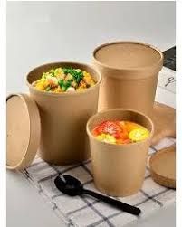 voor bruine kartonnen food bowls | Variapack